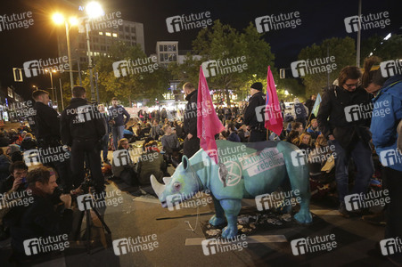 Extinction Rebellion Protestaktion in Berlin