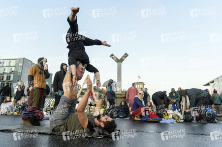 Extinction Rebellion Protestaktion in Berlin