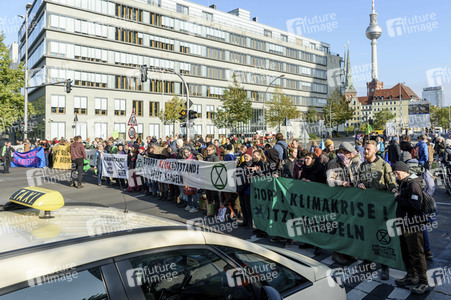 Extinction Rebellion Protestaktion in Berlin
