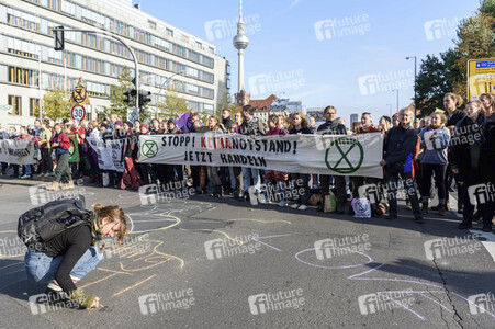 Extinction Rebellion Protestaktion in Berlin