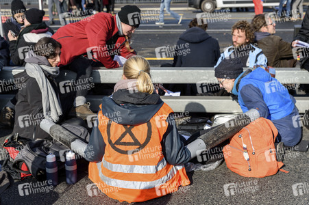 Extinction Rebellion Protestaktion in Berlin