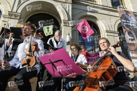 Extinction Rebellion Protestaktion in Berlin