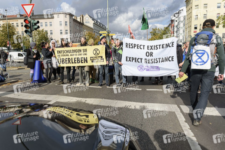 Extinction Rebellion Protestaktion in Berlin