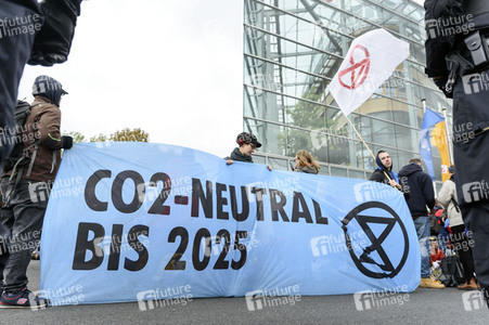 Extinction Rebellion Protestaktion in Berlin