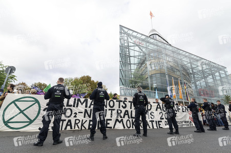 Extinction Rebellion Protestaktion in Berlin