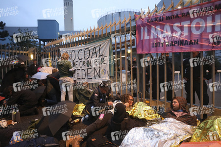 Extinction Rebellion Protestaktion in Berlin