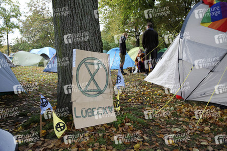 Extinction Rebellion Protestaktion in Berlin