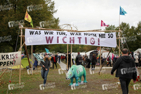 Extinction Rebellion Protestaktion in Berlin