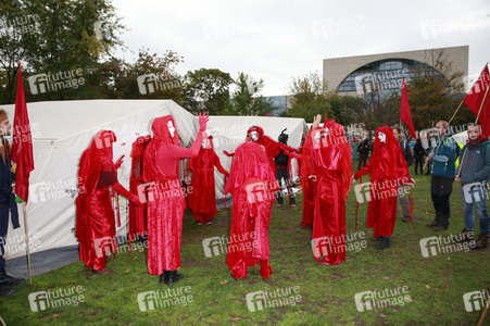 Extinction Rebellion Protestaktion in Berlin