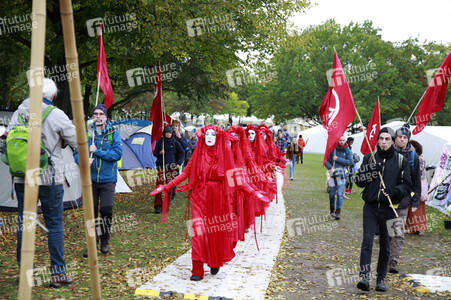 Extinction Rebellion Protestaktion in Berlin
