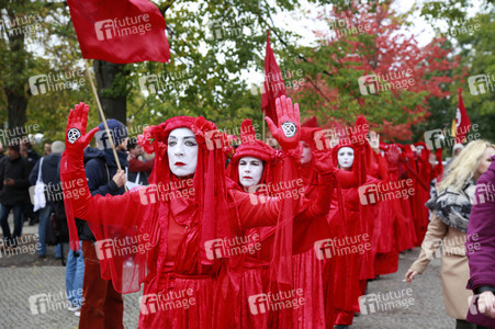 Extinction Rebellion Protestaktion in Berlin