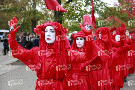 Extinction Rebellion Protestaktion in Berlin