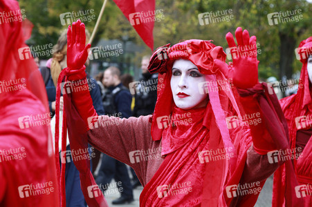 Extinction Rebellion Protestaktion in Berlin