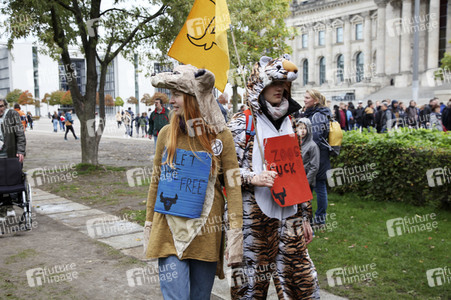 Extinction Rebellion Protestaktion in Berlin