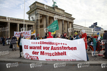 Extinction Rebellion Protestaktion in Berlin