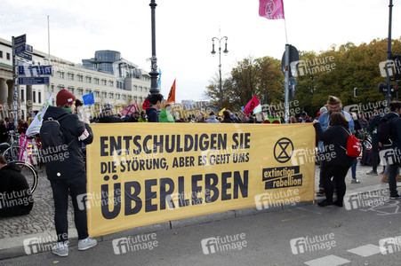 Extinction Rebellion Protestaktion in Berlin