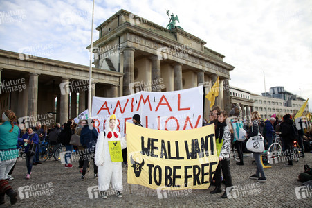 Extinction Rebellion Protestaktion in Berlin