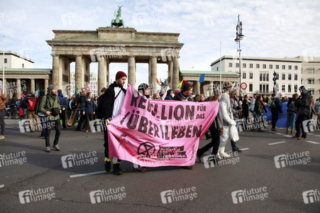 Extinction Rebellion Protestaktion in Berlin
