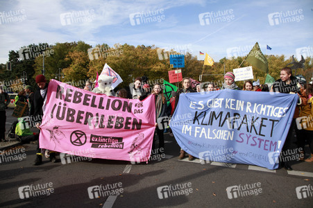 Extinction Rebellion Protestaktion in Berlin