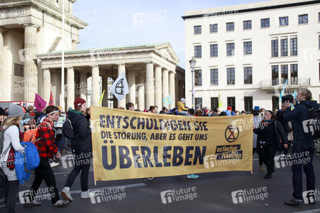 Extinction Rebellion Protestaktion in Berlin
