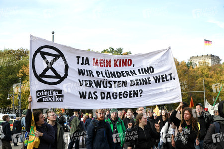 Extinction Rebellion Protestaktion in Berlin