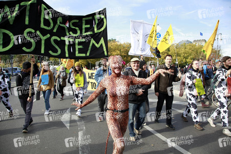 Extinction Rebellion Protestaktion in Berlin
