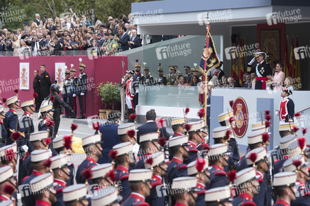 Militärparade zum spanischen Nationalfeiertag in Madrid