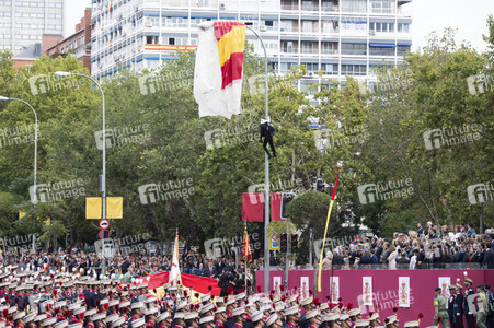 Militärparade zum spanischen Nationalfeiertag in Madrid