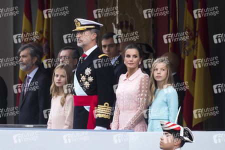 Militärparade zum spanischen Nationalfeiertag in Madrid