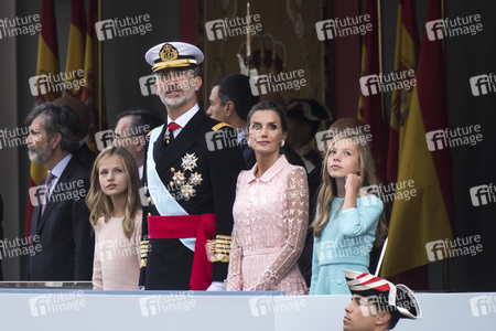Militärparade zum spanischen Nationalfeiertag in Madrid