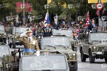 Militärparade zum spanischen Nationalfeiertag in Madrid