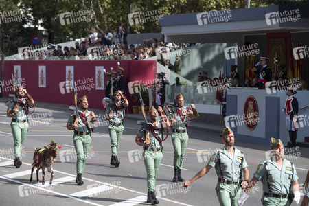 Militärparade zum spanischen Nationalfeiertag in Madrid