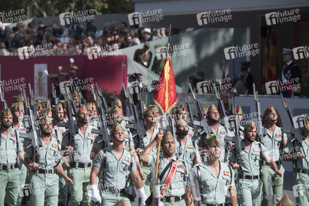 Militärparade zum spanischen Nationalfeiertag in Madrid