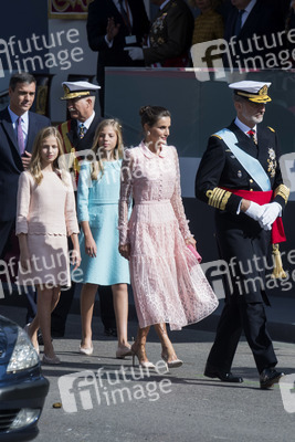 Militärparade zum spanischen Nationalfeiertag in Madrid