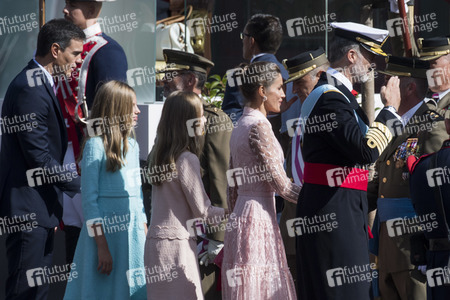 Militärparade zum spanischen Nationalfeiertag in Madrid