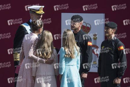 Militärparade zum spanischen Nationalfeiertag in Madrid
