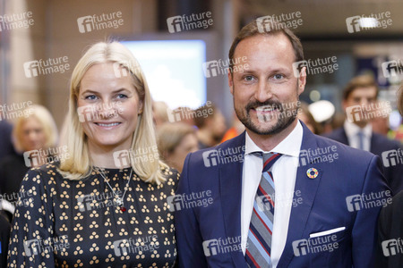 Kronprinzessin Mette-Marit und Kronprinz Haakon von Norwegen in Köln
