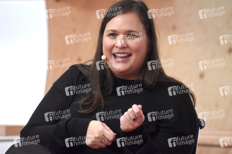 Kelly Luegenbiehl auf der Frankfurter Buchmesse 2019