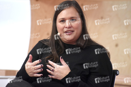 Kelly Luegenbiehl auf der Frankfurter Buchmesse 2019