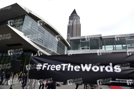 Mahnwache FreeHongKong auf der Frankfurter Buchmesse 2019