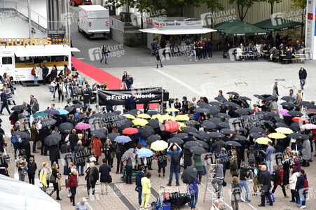 Mahnwache FreeHongKong auf der Frankfurter Buchmesse 2019