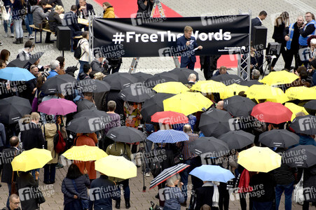 Mahnwache FreeHongKong auf der Frankfurter Buchmesse 2019