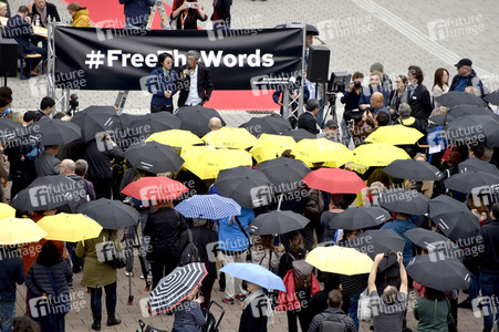 Mahnwache FreeHongKong auf der Frankfurter Buchmesse 2019
