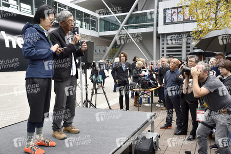 Mahnwache FreeHongKong auf der Frankfurter Buchmesse 2019