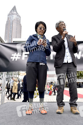 Mahnwache FreeHongKong auf der Frankfurter Buchmesse 2019