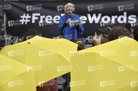 Mahnwache FreeHongKong auf der Frankfurter Buchmesse 2019