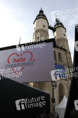 Solidaritätskonzert 'Halle zusammen' in Halle