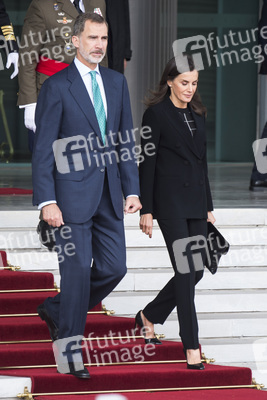 Abflug der spanischen Royals nach Japan in Madrid