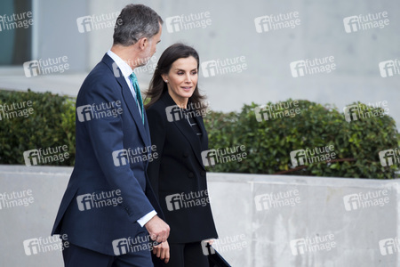 Abflug der spanischen Royals nach Japan in Madrid