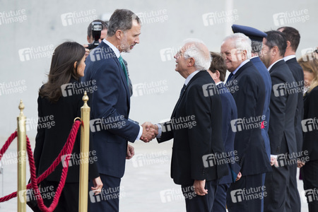 Abflug der spanischen Royals nach Japan in Madrid